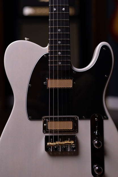 Fender Gold Foil Telecaster Electric Guitar - White Blonde