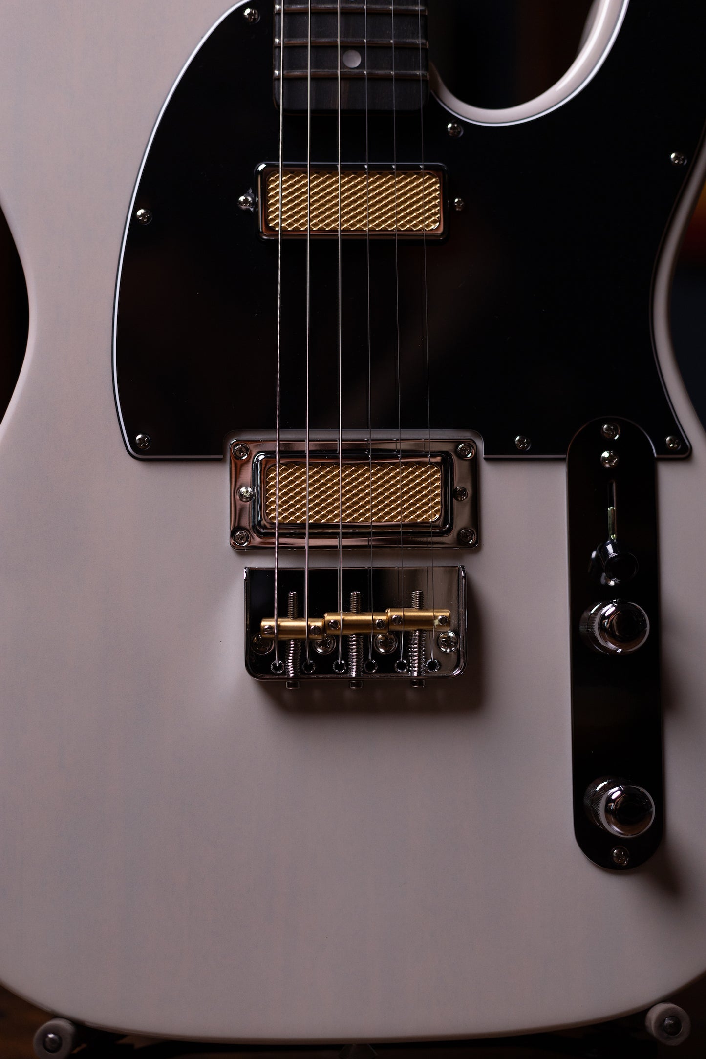 Fender Gold Foil Telecaster Electric Guitar - White Blonde