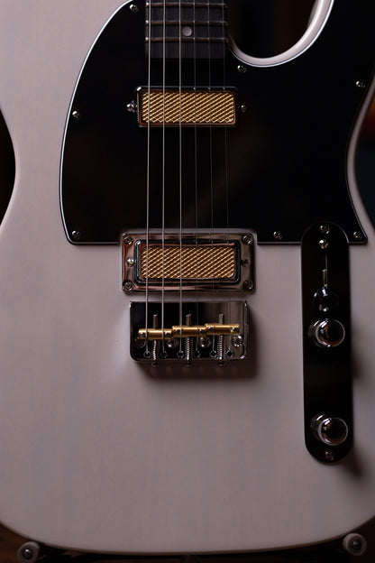 Fender Gold Foil Telecaster Electric Guitar - White Blonde