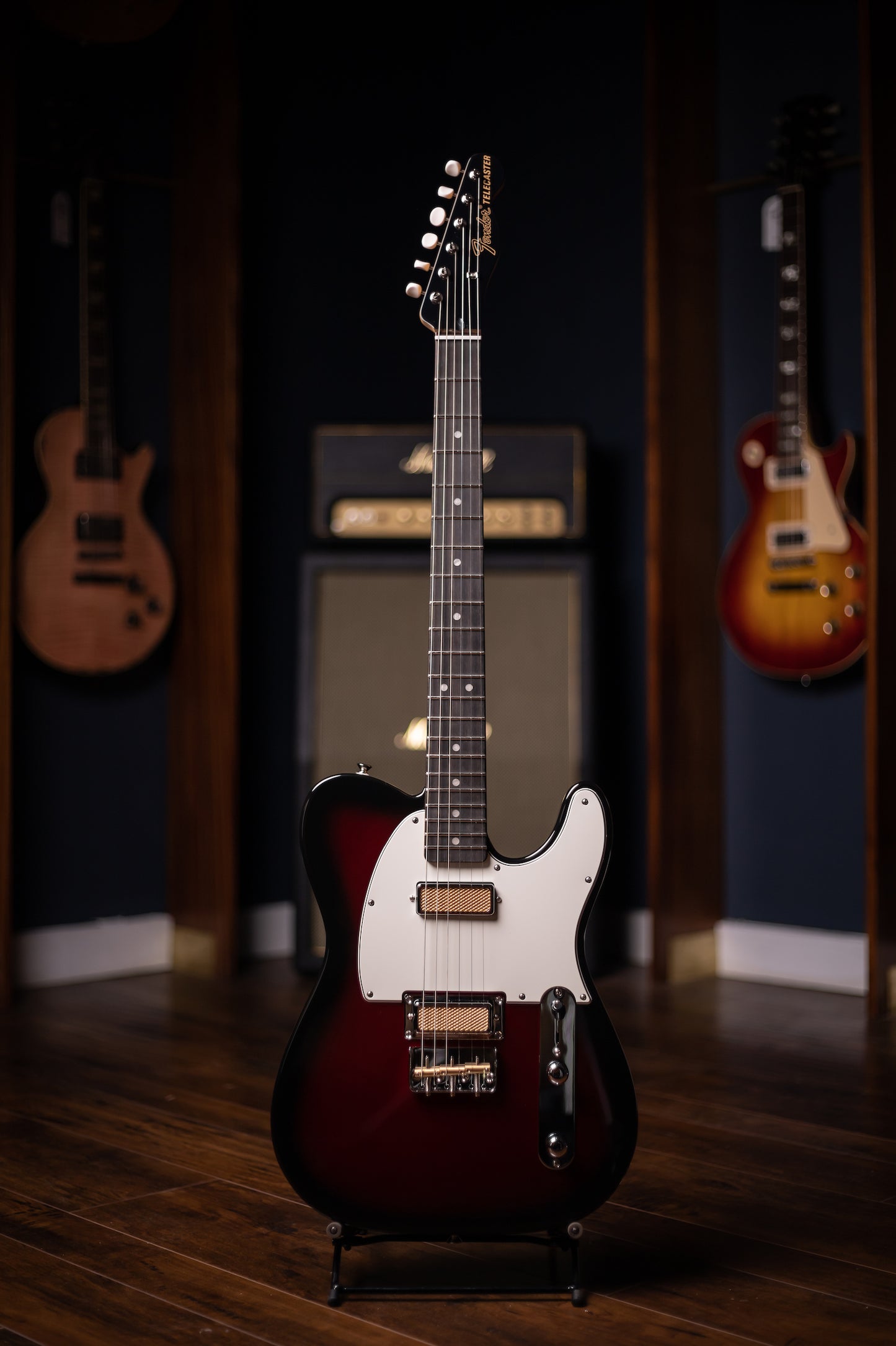Fender Gold Foil Telecaster Electric Guitar - Candy Apple Burst