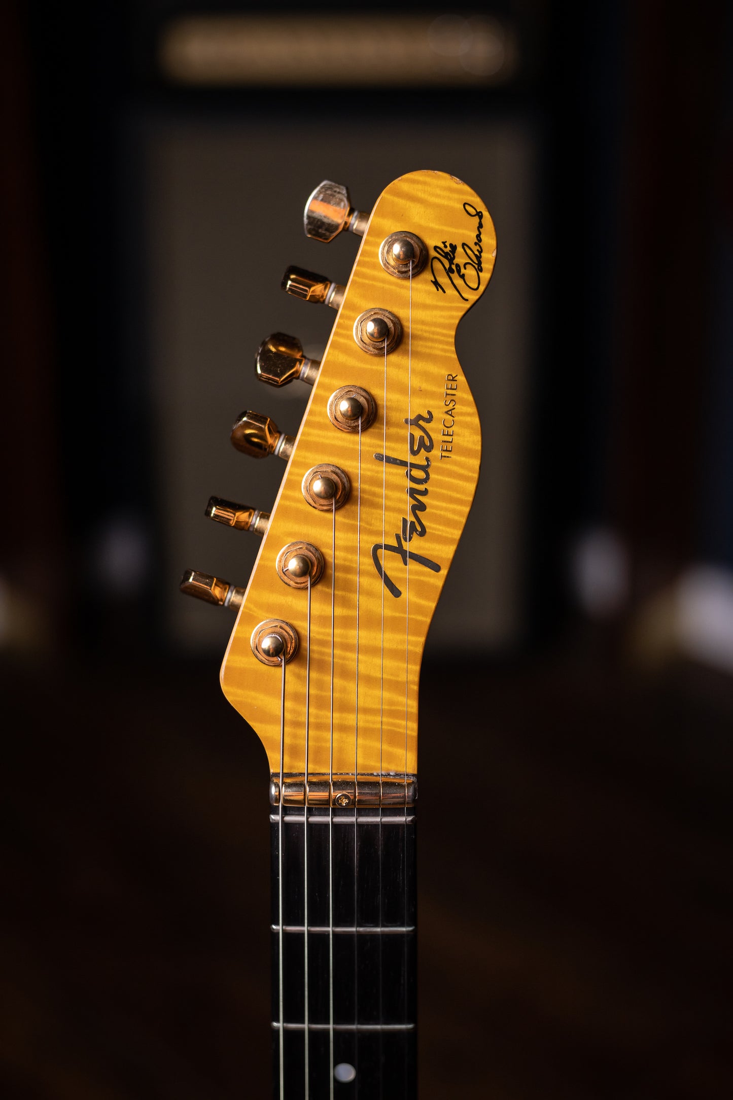 1996 Fender Nokie Edwards Owned Signature MIJ Electric Guitar - Amber Flame