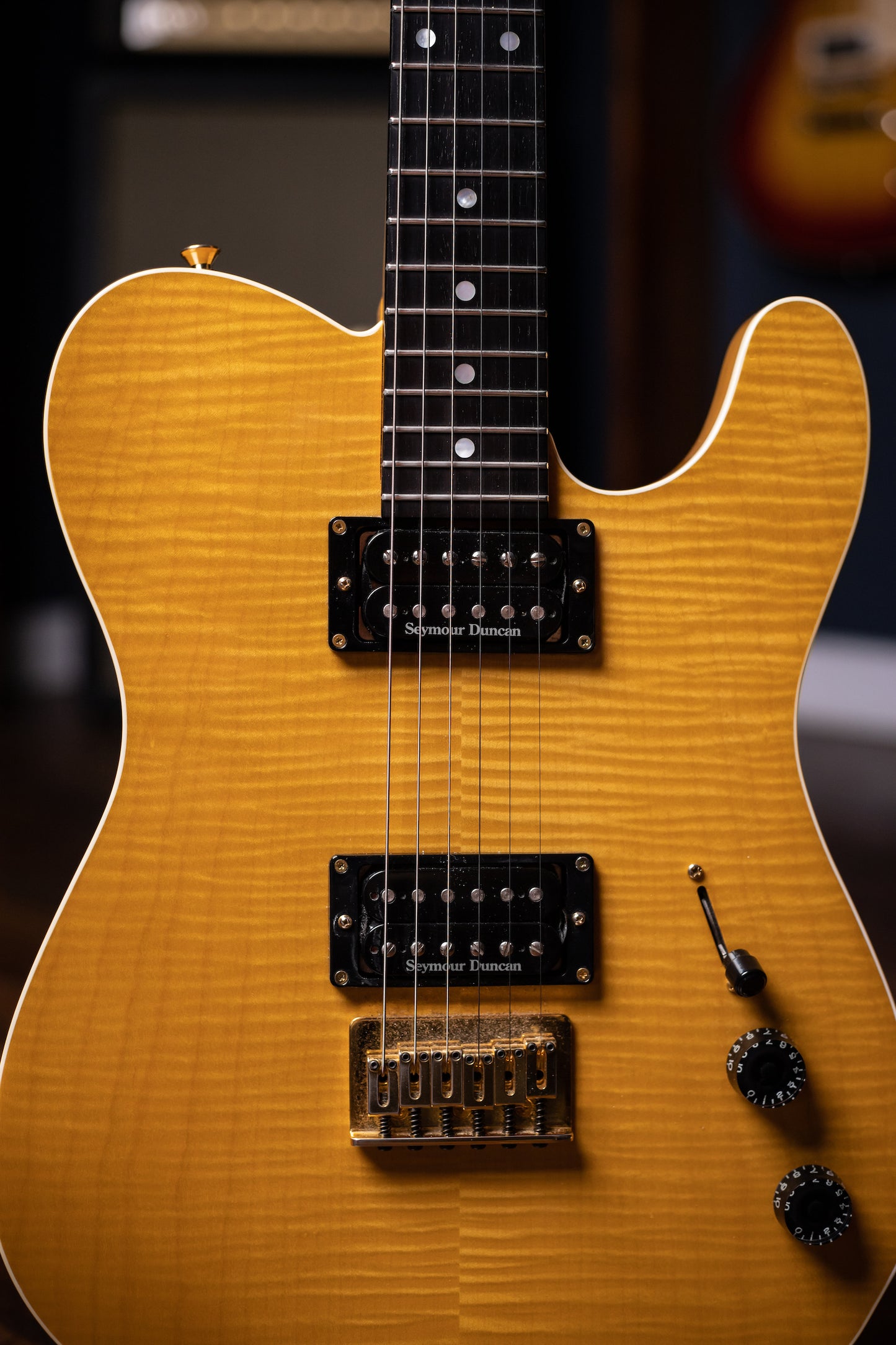 1996 Fender Nokie Edwards Owned Signature MIJ Electric Guitar - Amber Flame