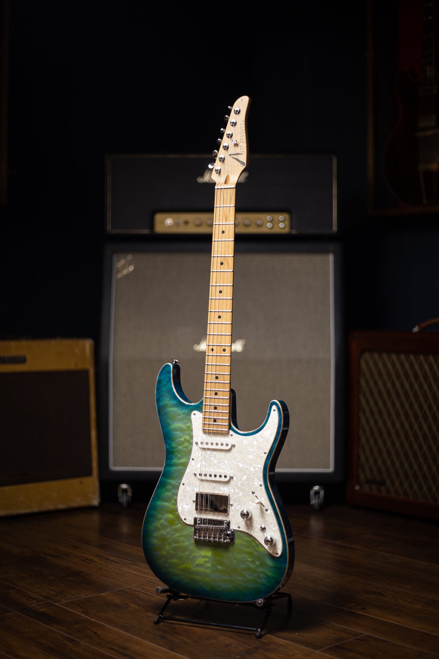 2017 Tom Anderson Drop Top Classic Electric Guitar - Maui Kazowie