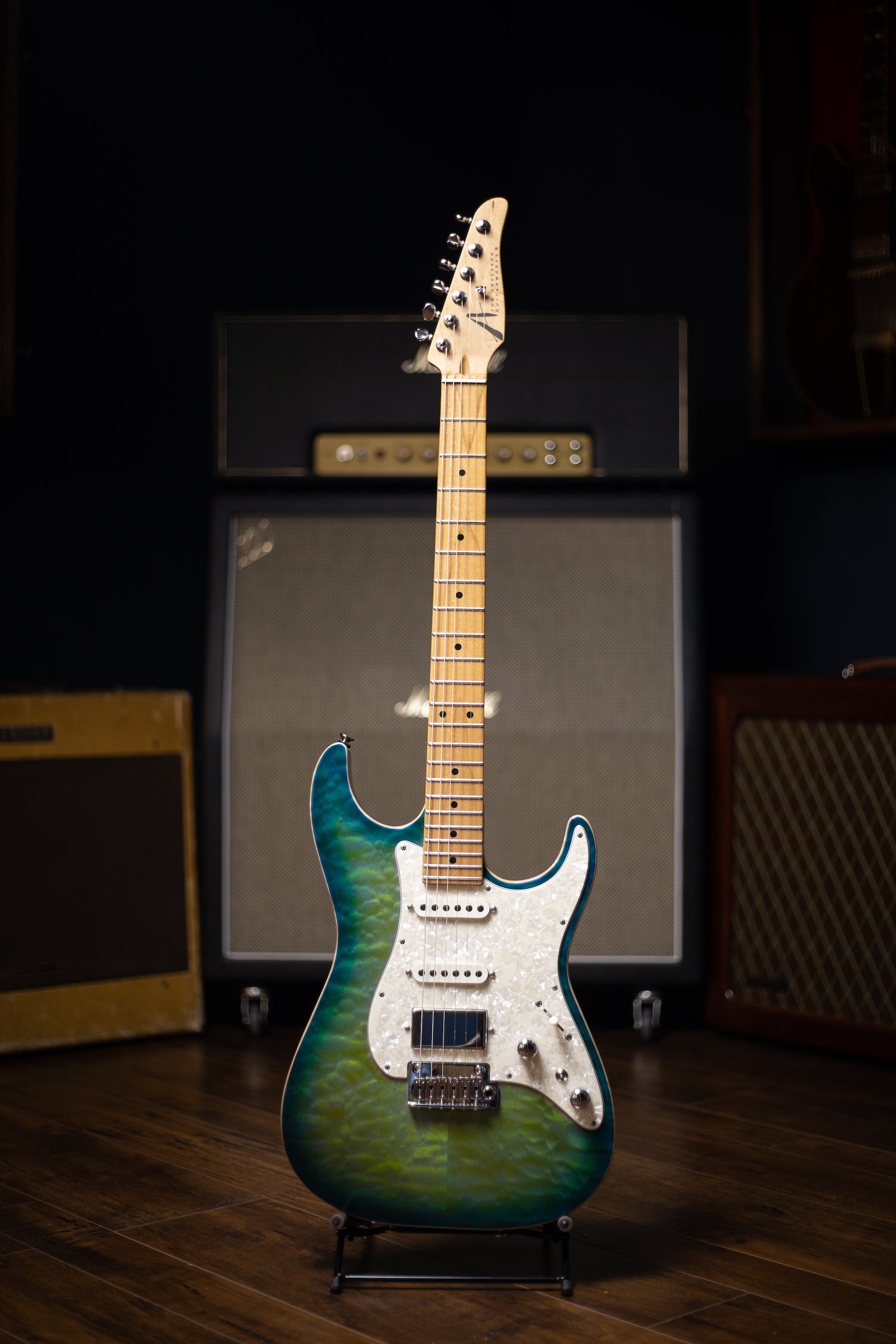 2017 Tom Anderson Drop Top Classic Electric Guitar - Maui Kazowie