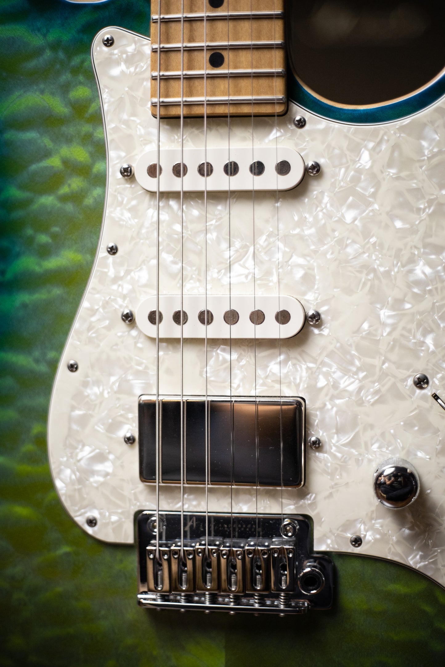 2017 Tom Anderson Drop Top Classic Electric Guitar - Maui Kazowie