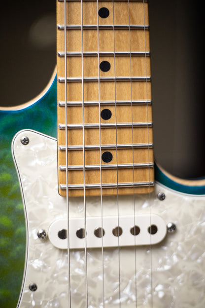 2017 Tom Anderson Drop Top Classic Electric Guitar - Maui Kazowie