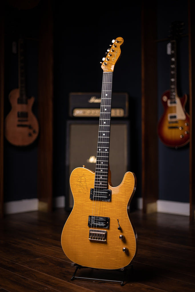 1996 Fender Nokie Edwards Owned Signature MIJ Electric Guitar - Amber Flame