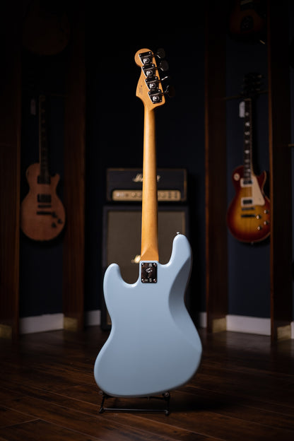 Fender Gold Foil Jazz Bass 4-string Bass Guitar - Sonic Blue