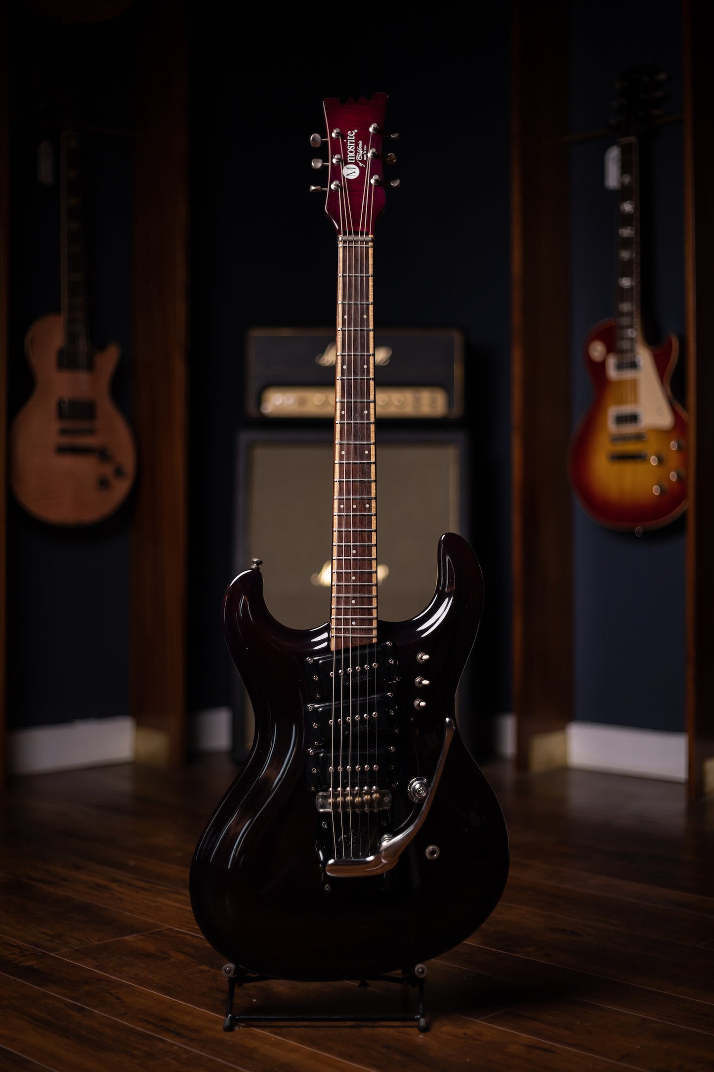 1988 Mosrite Prototype Signed By Semie Mosley Electric Guitar - Merlot