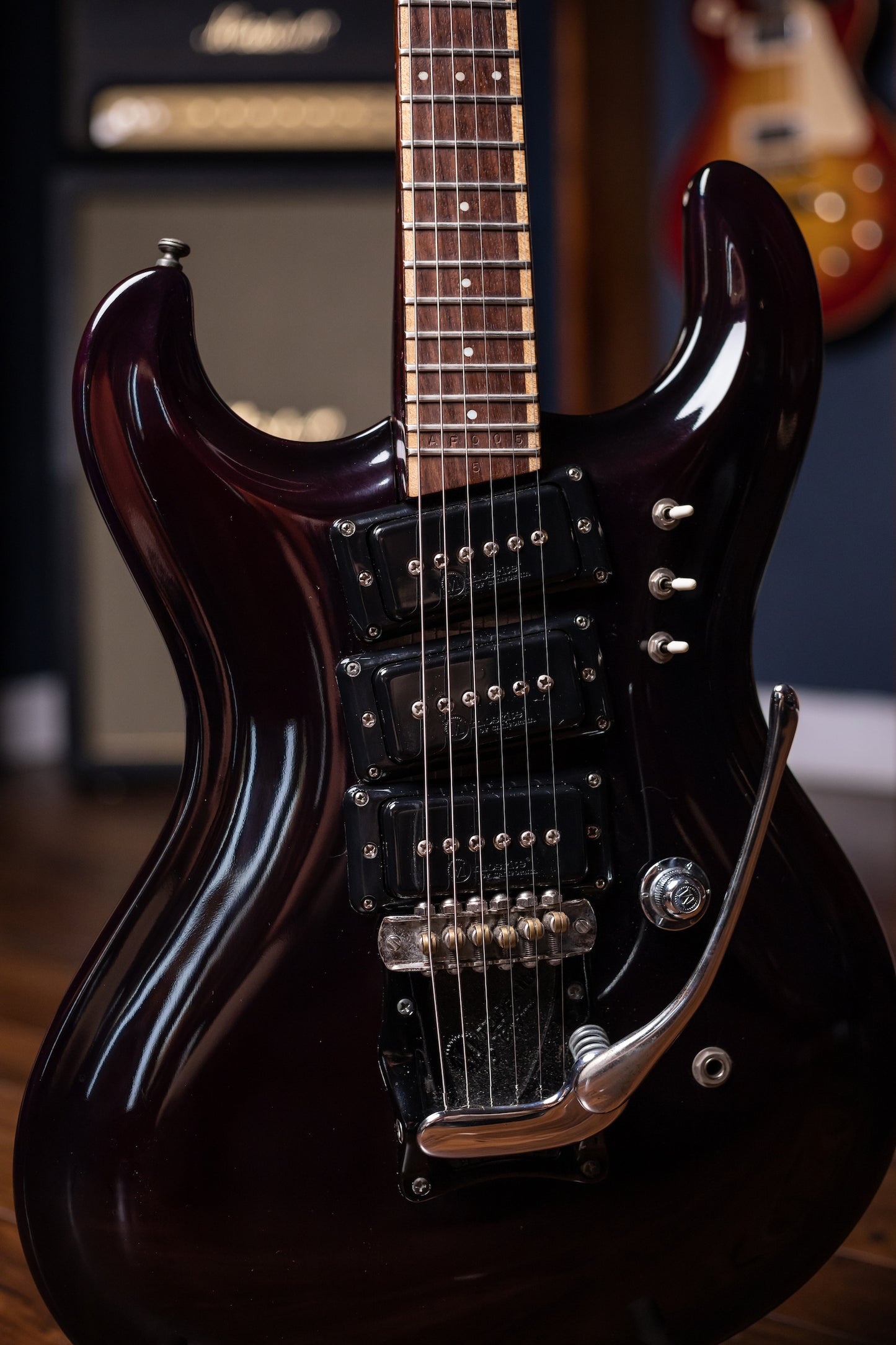 1988 Mosrite Prototype Signed By Semie Mosley Electric Guitar - Merlot