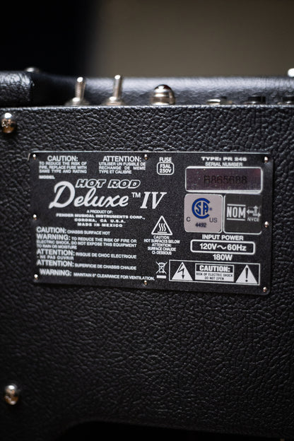 Fender Hot Rod Deluxe IV Combo Amp - Black
