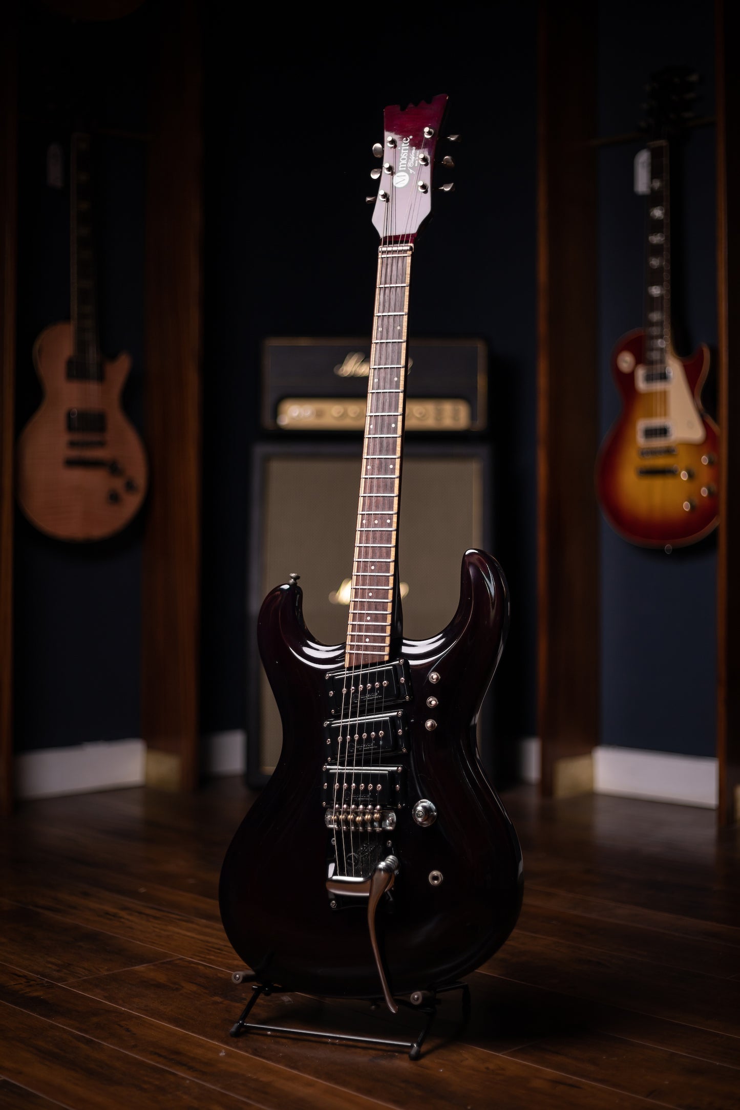 1988 Mosrite Prototype Signed By Semie Mosley Electric Guitar - Merlot