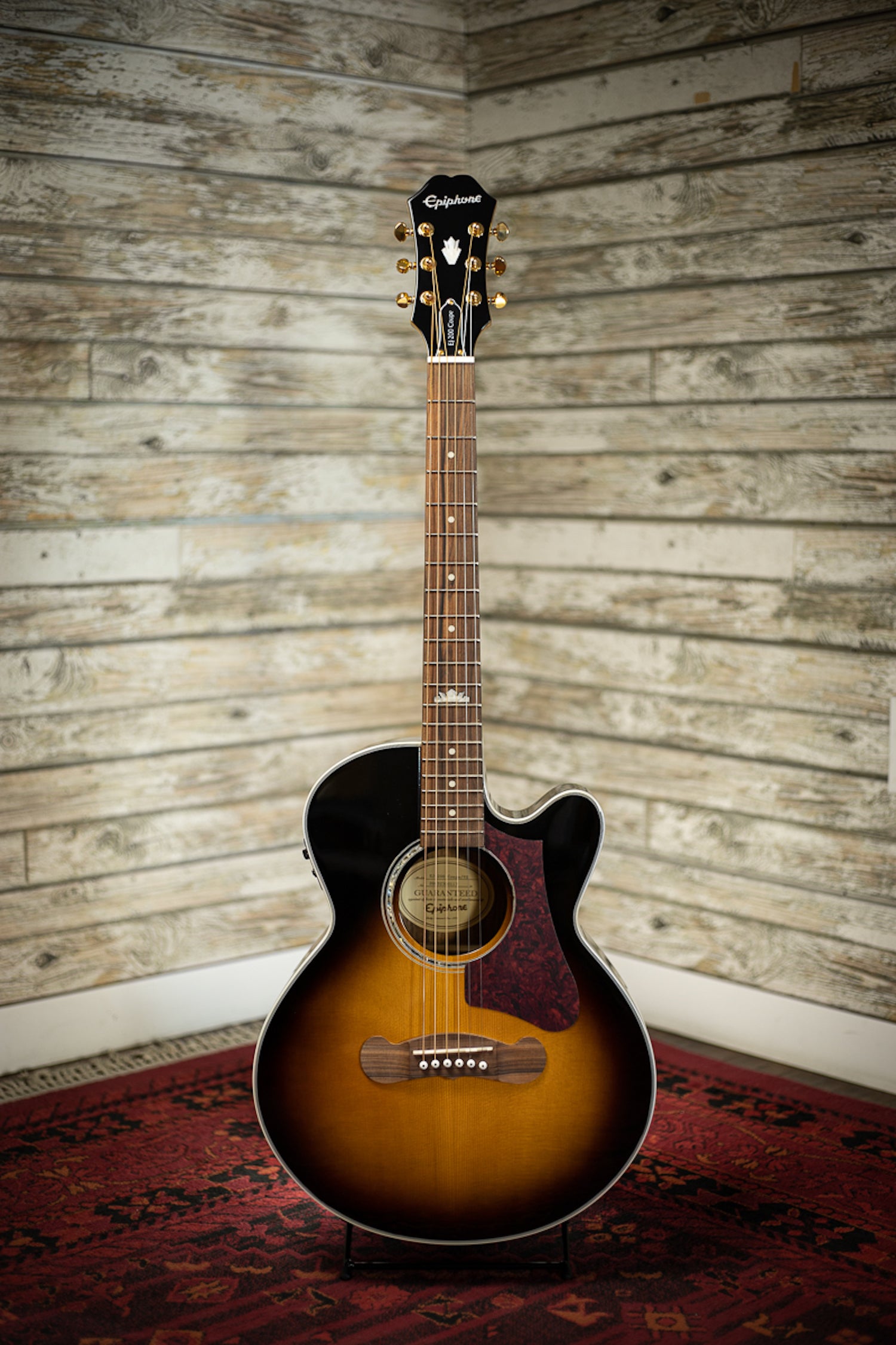 Epiphone EJ-200 Coupe Acoustic-Electric Guitar - Vintage Sunburst