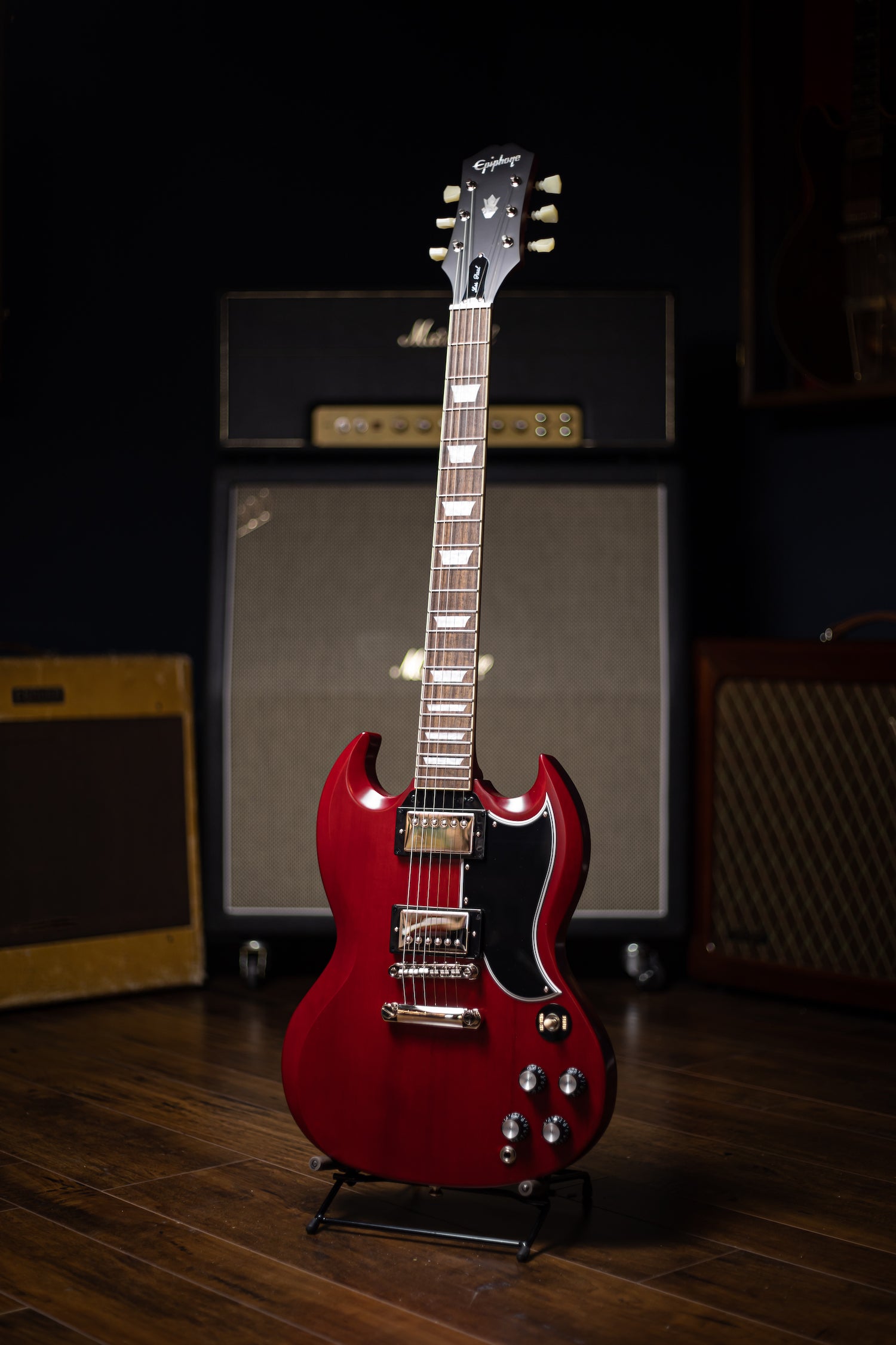 Epiphone 1961 Les Paul SG Standard Electric Guitar - Aged Sixties Cherry