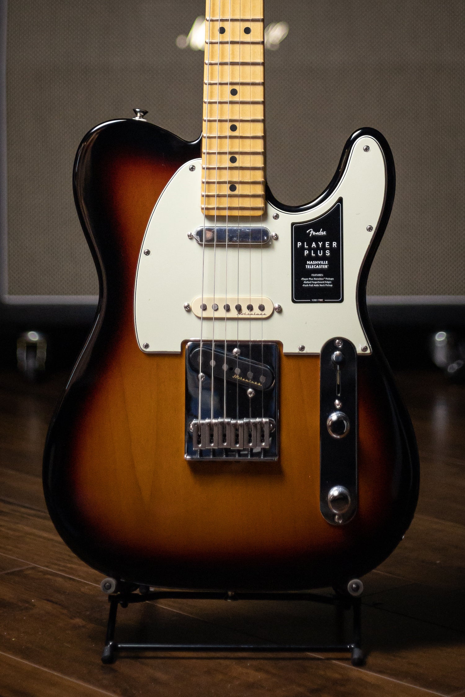 Fender Player Plus Nashville Telecaster Electric Guitar - 3 Tone Sunburst