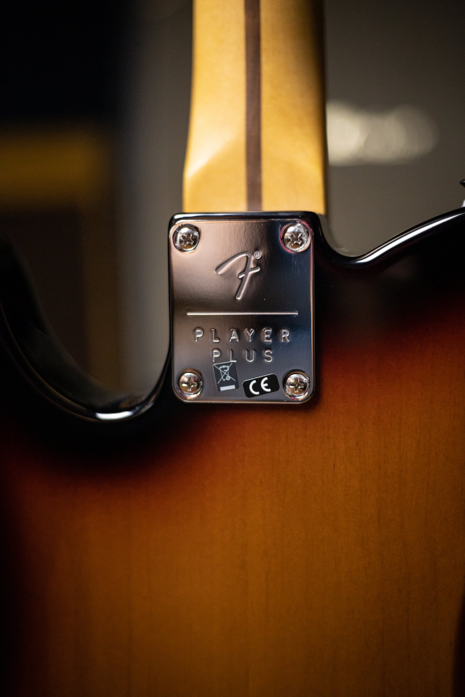 Fender Player Plus Nashville Telecaster Electric Guitar - 3 Tone Sunburst