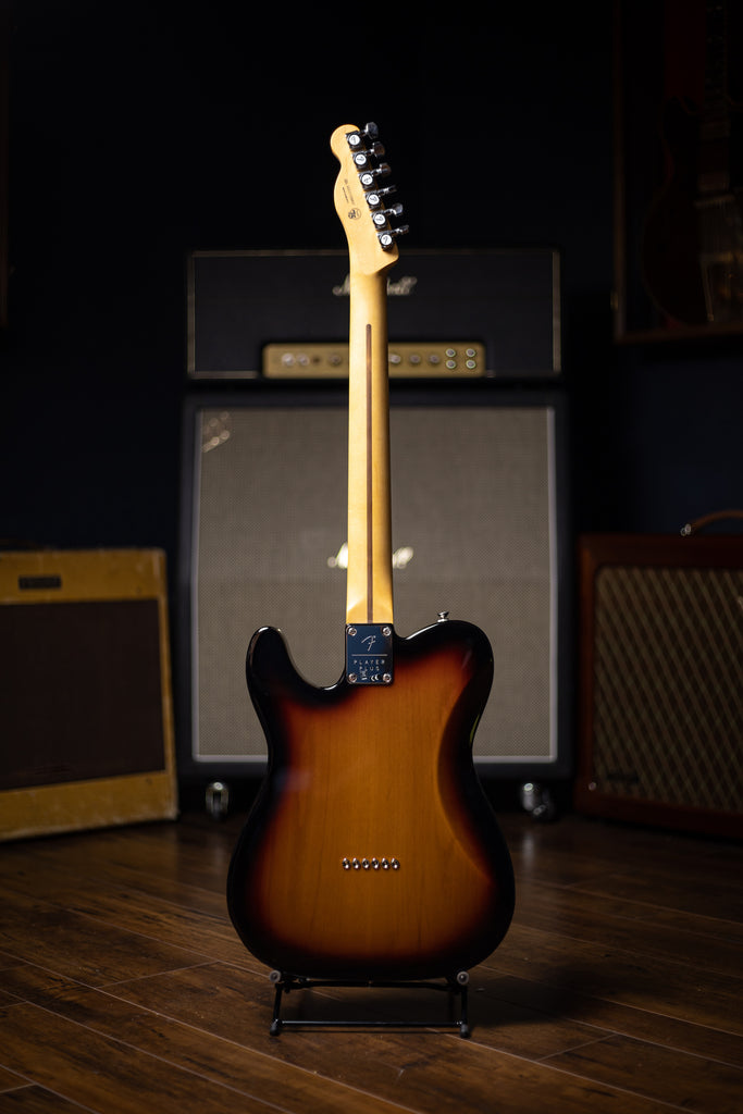 Fender Player Plus Nashville Telecaster Electric Guitar - 3 Tone Sunburst