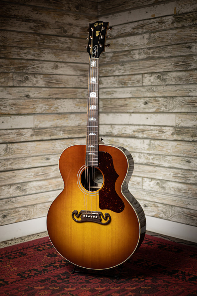 Gibson SJ-200 Studio Rosewood Acoustic-Electric Guitar - Rosewood Burst