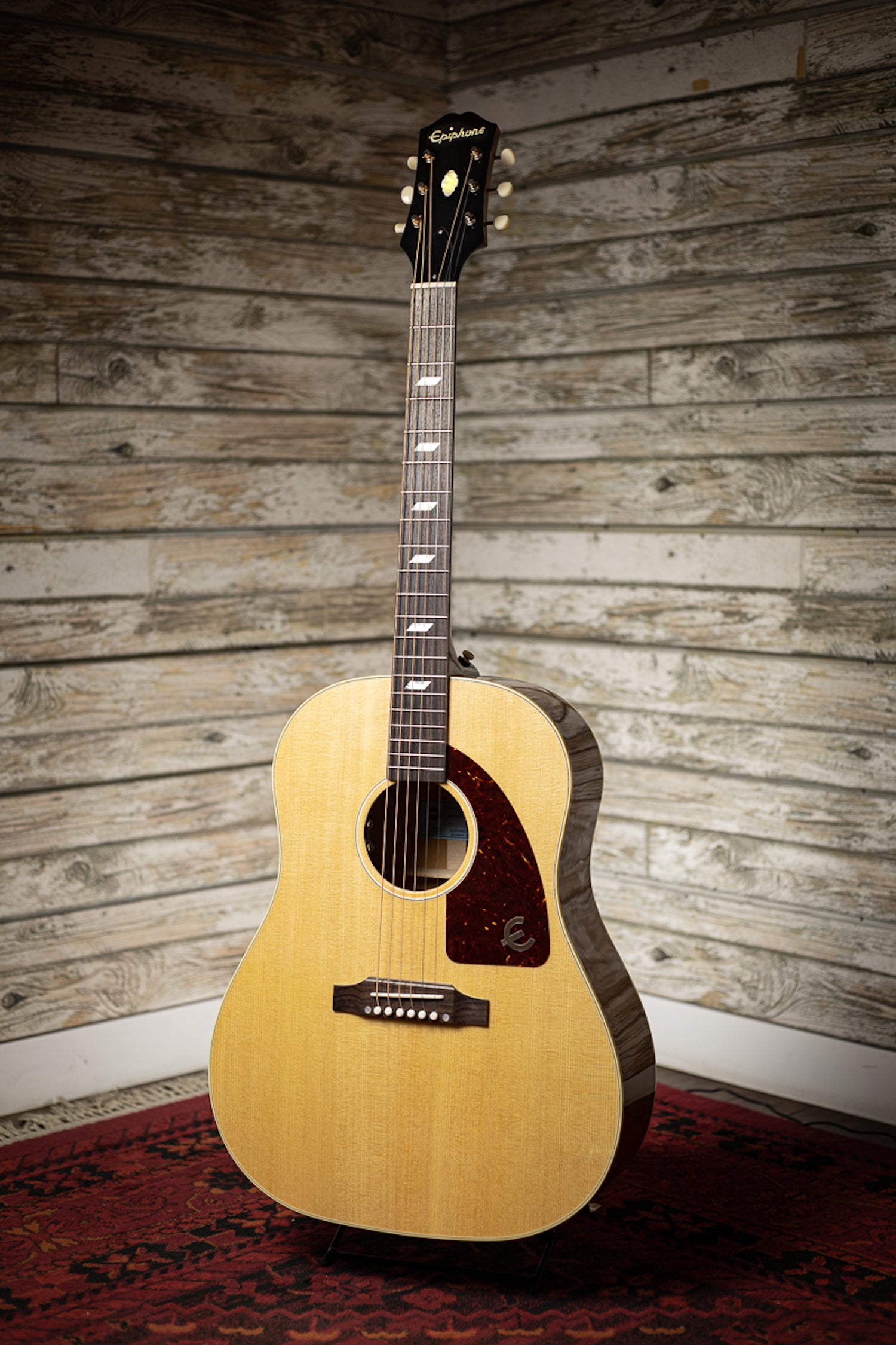 Epiphone Texan USA Acoustic-Electric Guitar - Antique Natural