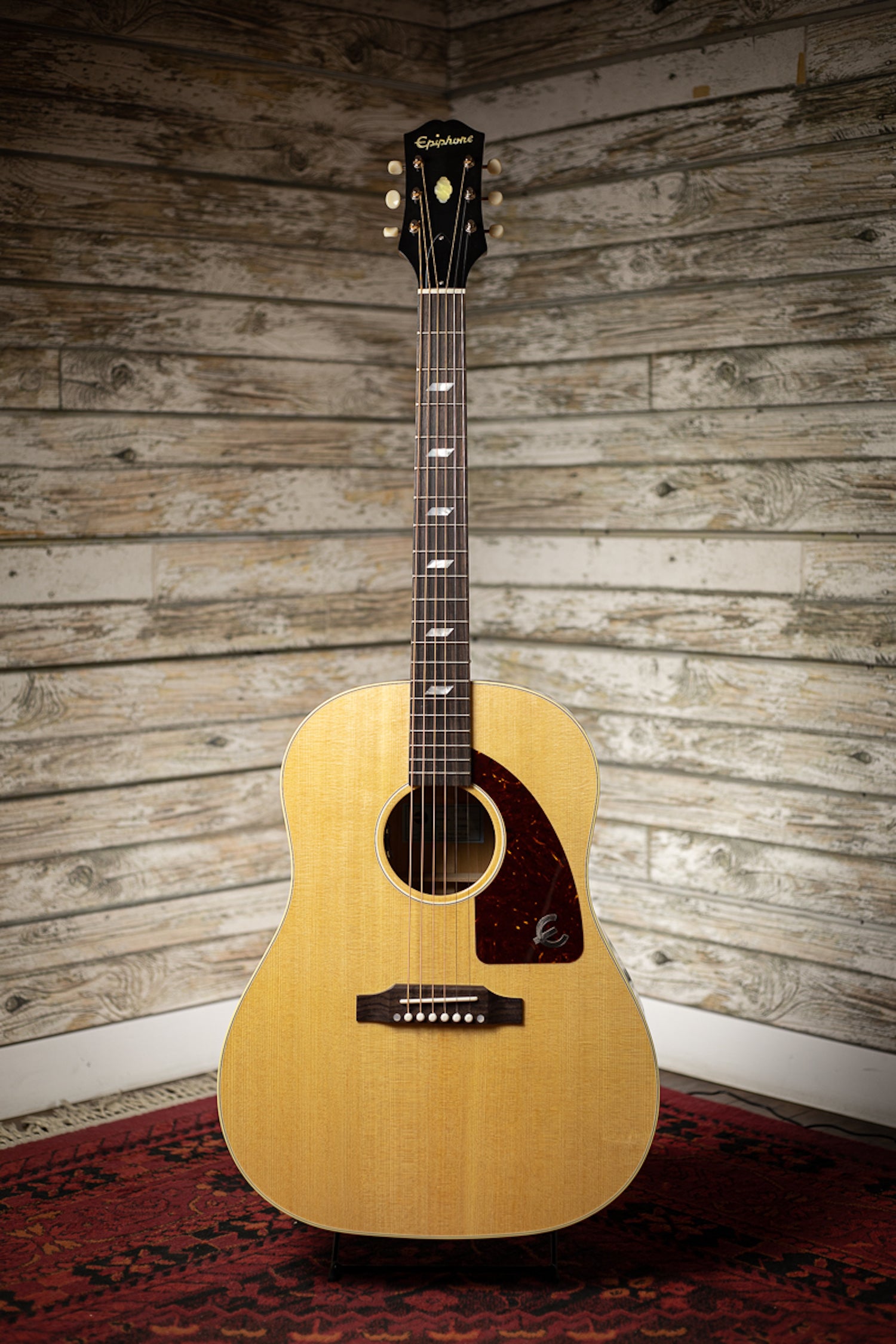 Epiphone Texan USA Acoustic-Electric Guitar - Antique Natural
