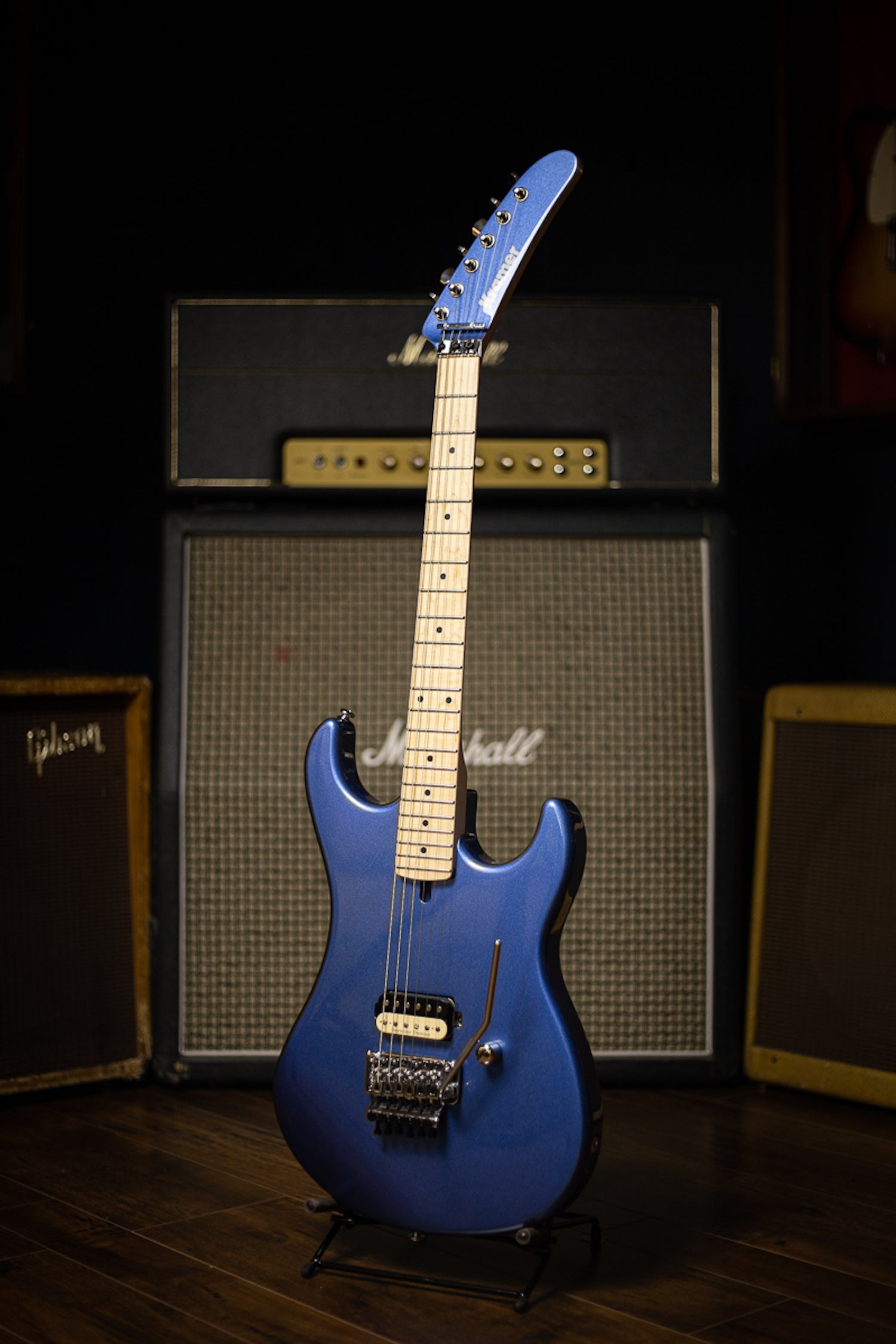 Kramer The 84 Electric Guitar - Blue Metallic – Walt Grace Vintage