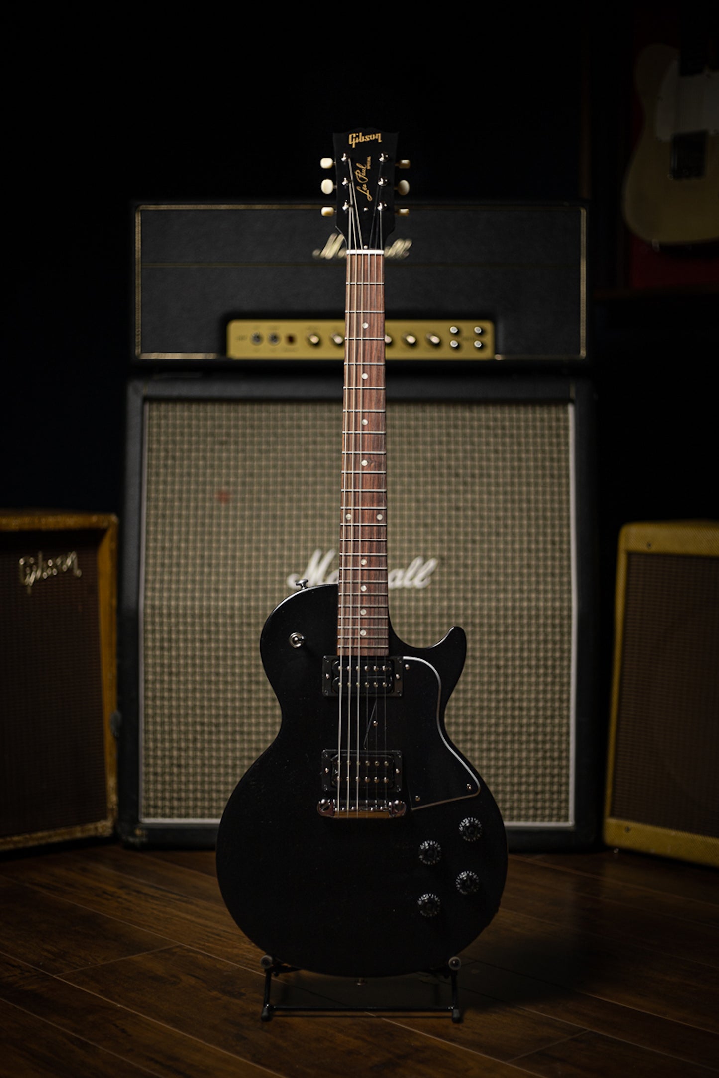Gibson Les Paul Special Tribute Humbucker Electric Guitar - Ebony Vintage Satin