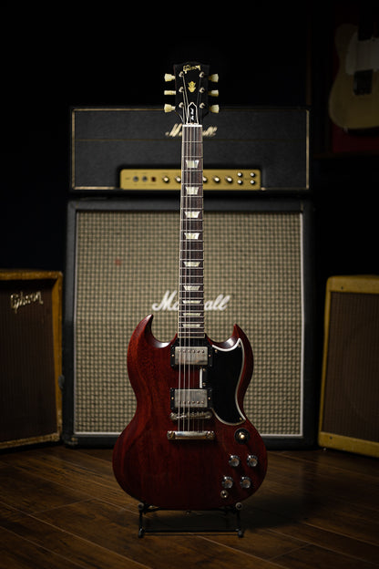 Gibson Custom Shop 1961 Les Paul SG Standard Reissue Stop Bar Electric Guitar - Cherry Red
