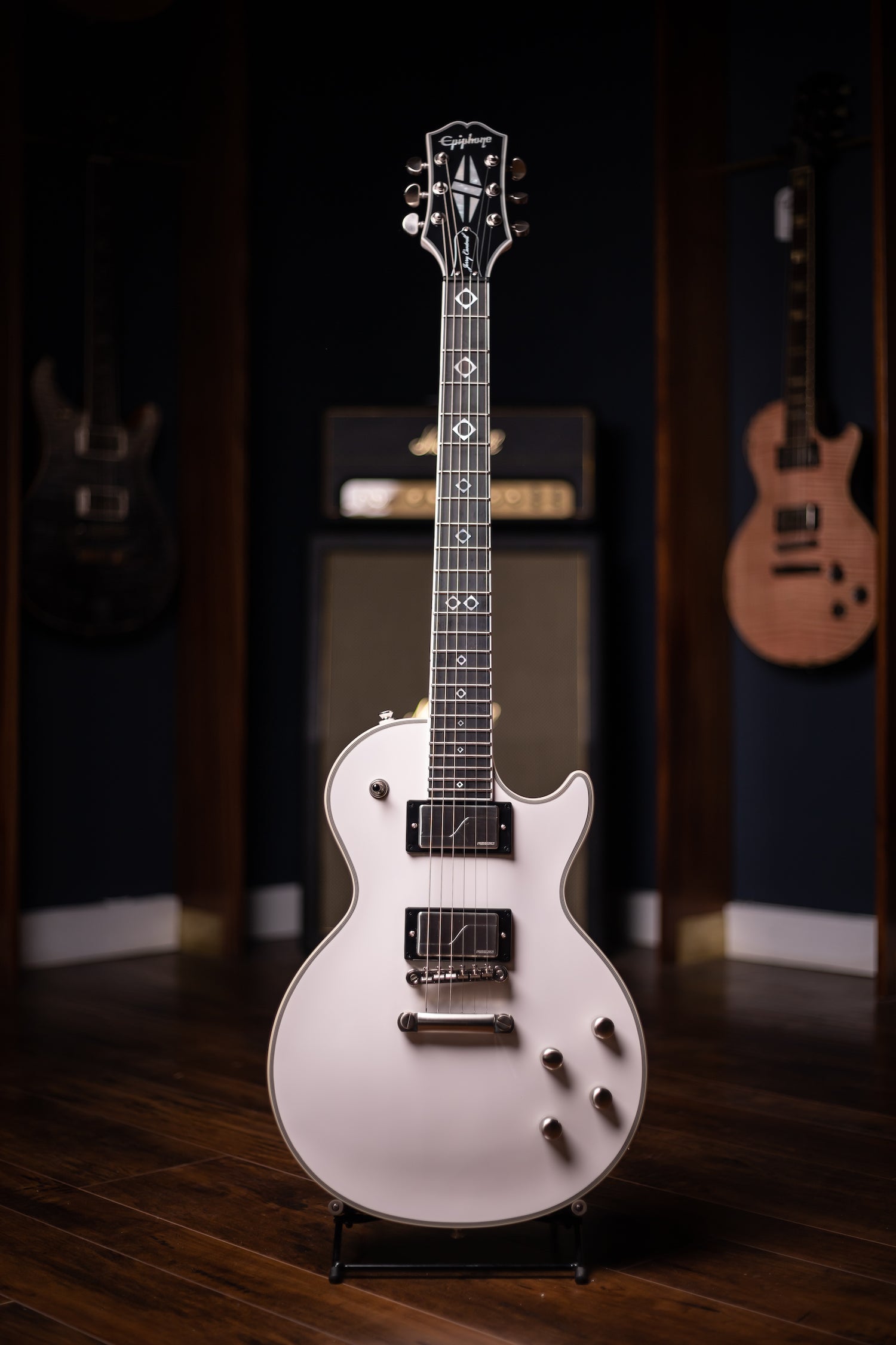 Epiphone Jerry Cantrell Prophecy Les Paul Custom Electric Guitar - Bone White