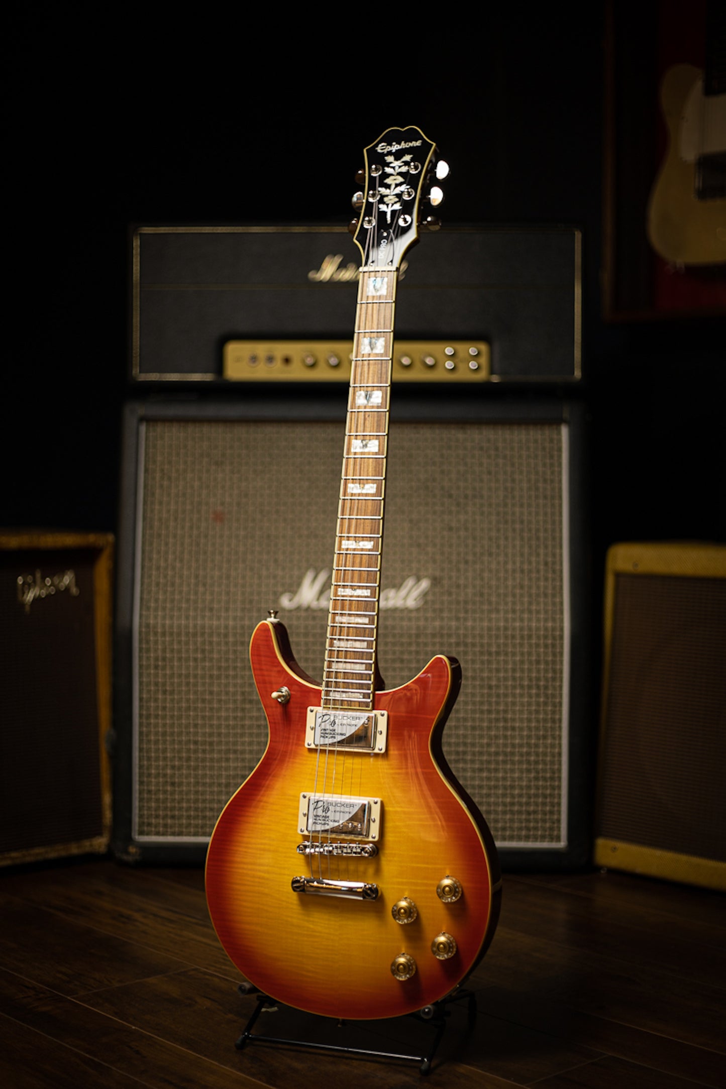 Epiphone DC PRO Electric Guitar - Faded Cherry Sunburst