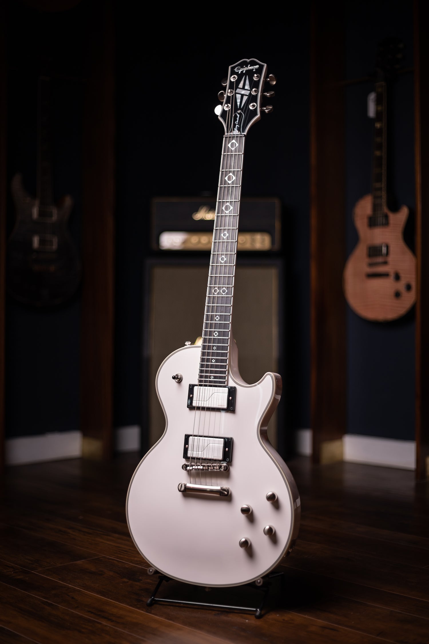 Epiphone Jerry Cantrell Prophecy Les Paul Custom Electric Guitar - Bone White