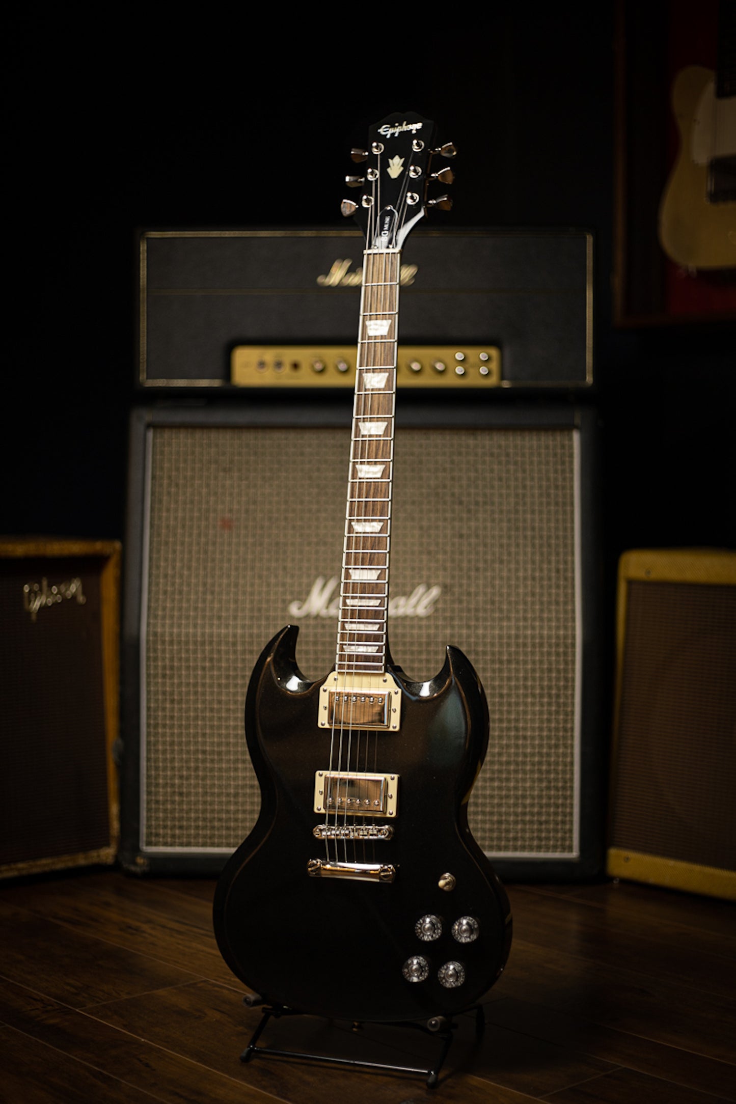 Epiphone SG Muse Electric Guitar - Jet Black Metallic