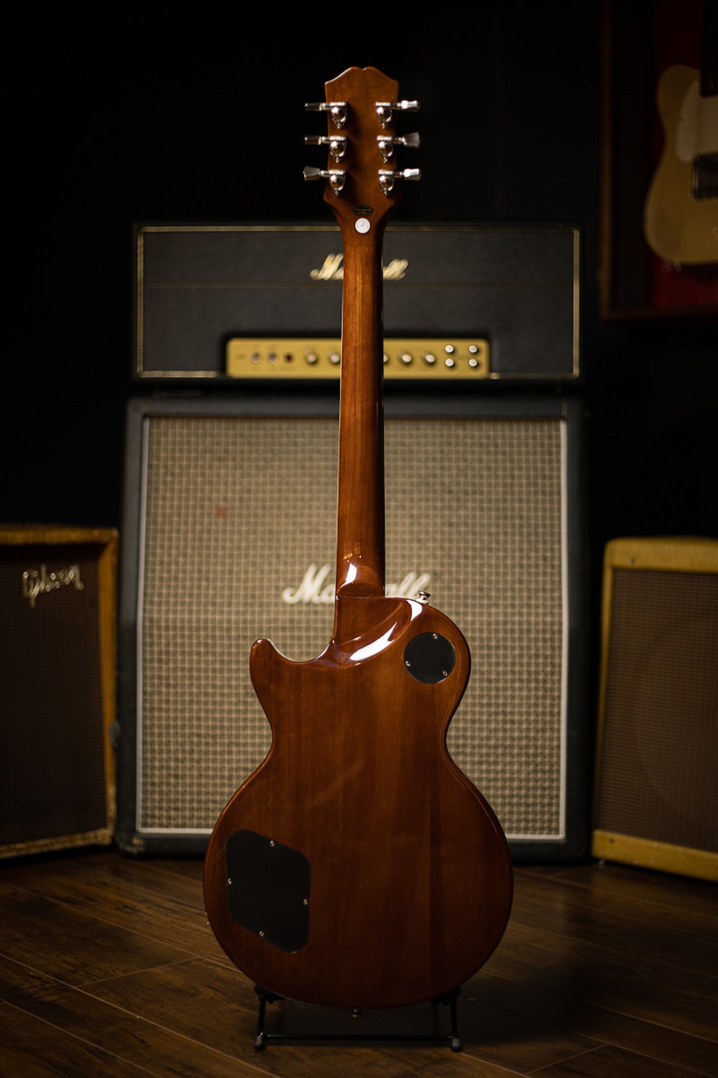 Epiphone Les Paul Modern Figured Electric Guitar - Magma Orange Fade