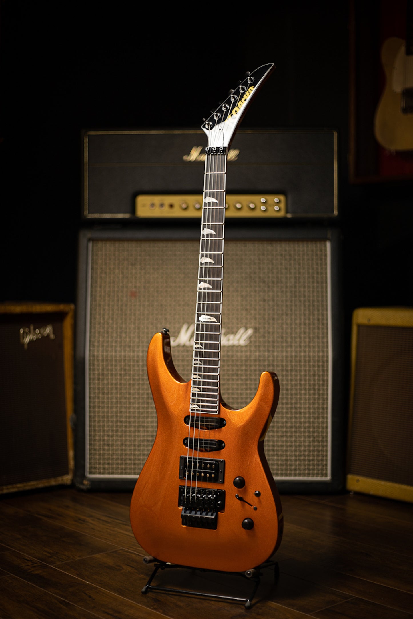 Kramer SM-1 Electric Guitar - Orange Crush