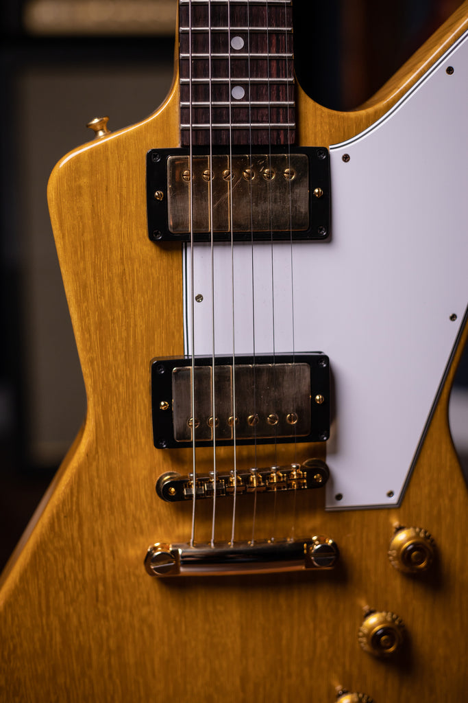 Gibson Custom Shop Korina Explorer Electric Guitar - Natural White Pickguard