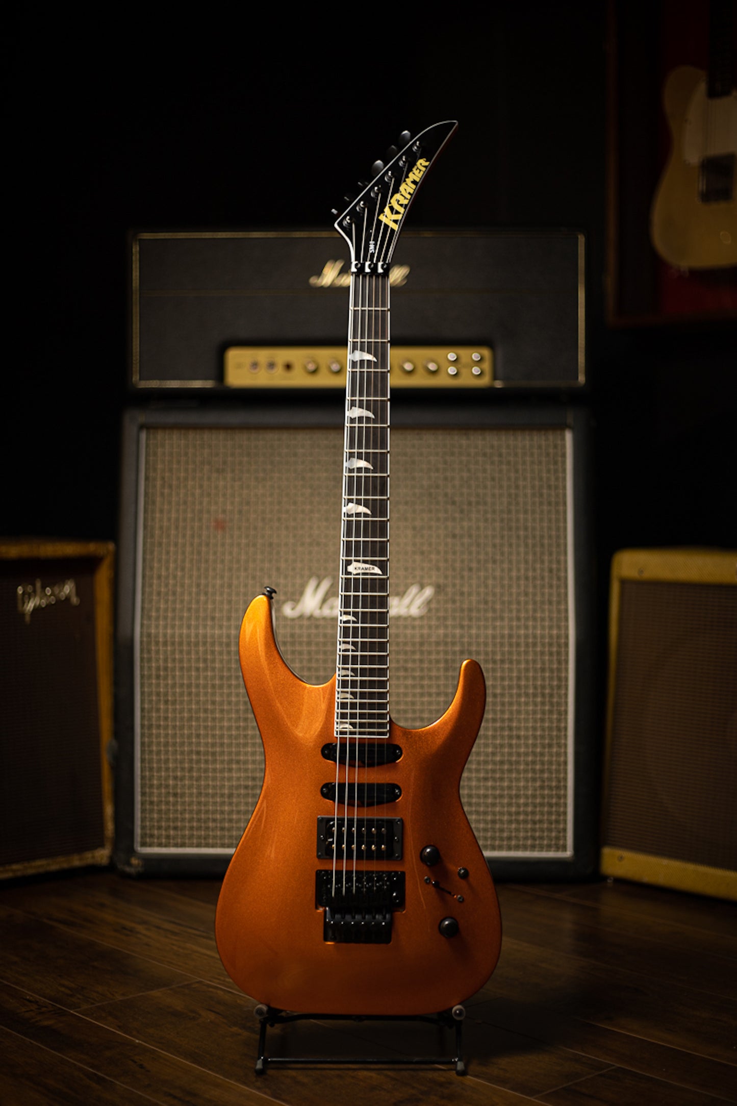 Kramer SM-1 Electric Guitar - Orange Crush