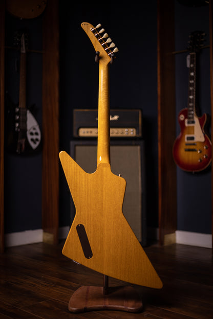 Gibson Custom Shop Korina Explorer Electric Guitar - Natural White Pickguard