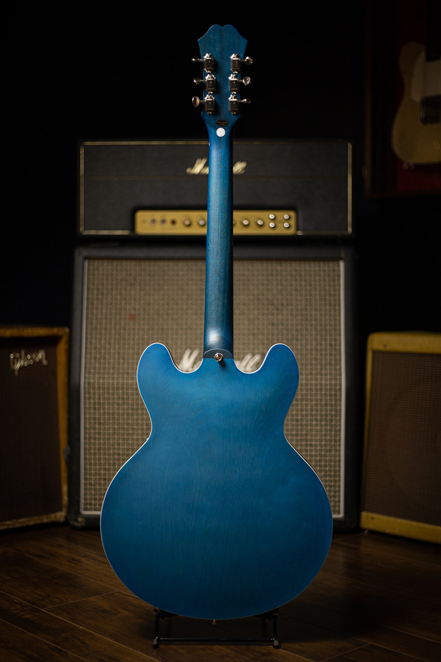Epiphone Casino Worn Electric Guitar - Worn Blue Denim
