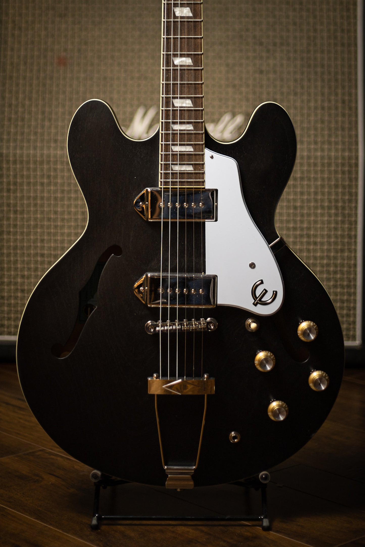 Epiphone Casino Worn Electric Guitar - Worn Ebony