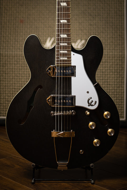 Epiphone Casino Worn Electric Guitar - Worn Ebony