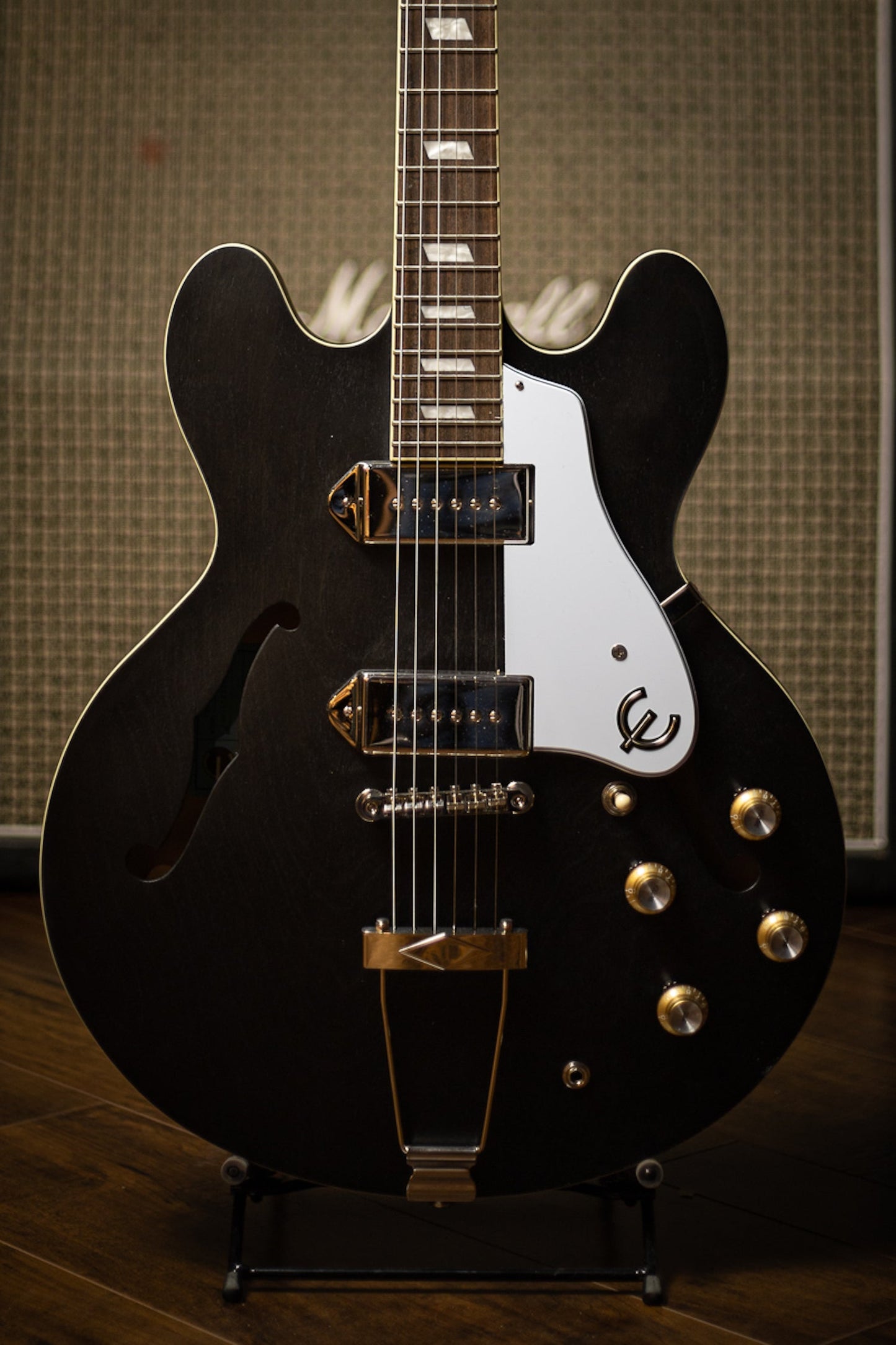 Epiphone Casino Worn Electric Guitar - Worn Ebony