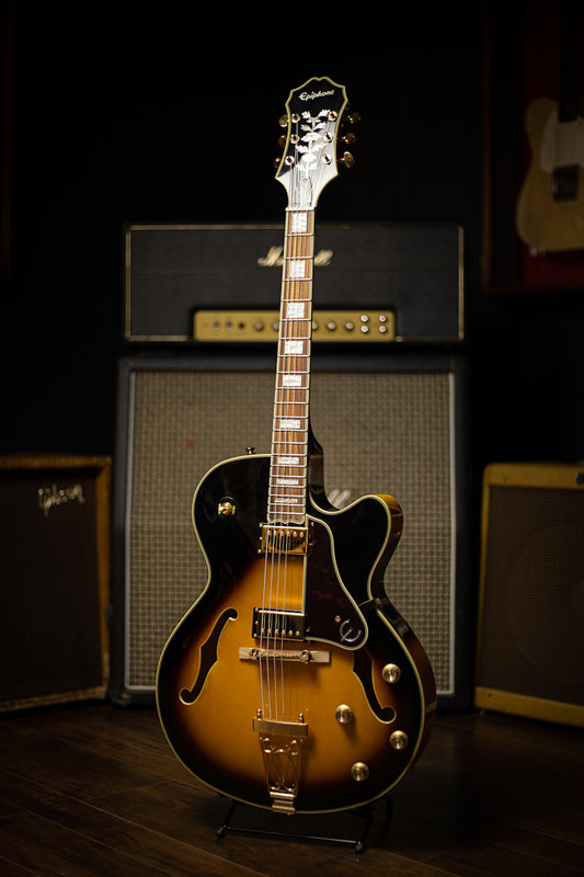 Epiphone Joe Pass Emporer-II Pro Electric Guitar - Vintage Sunburst