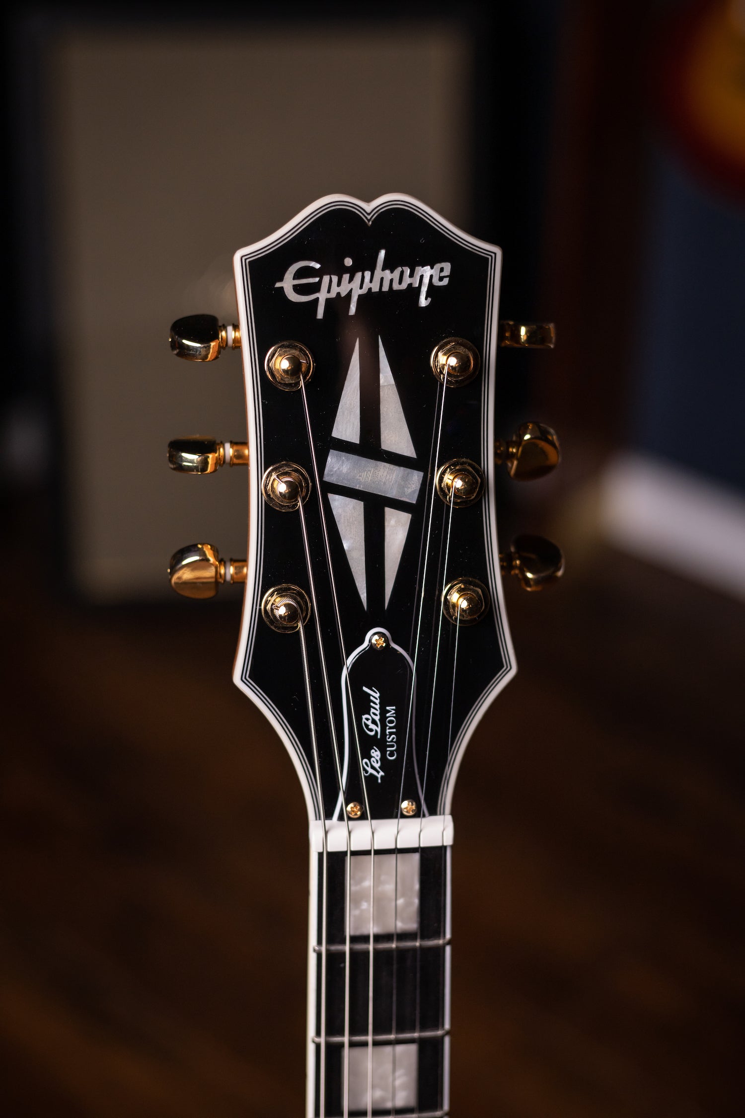 Epiphone Les Paul Custom Pro Koa Electric Guitar - Natural