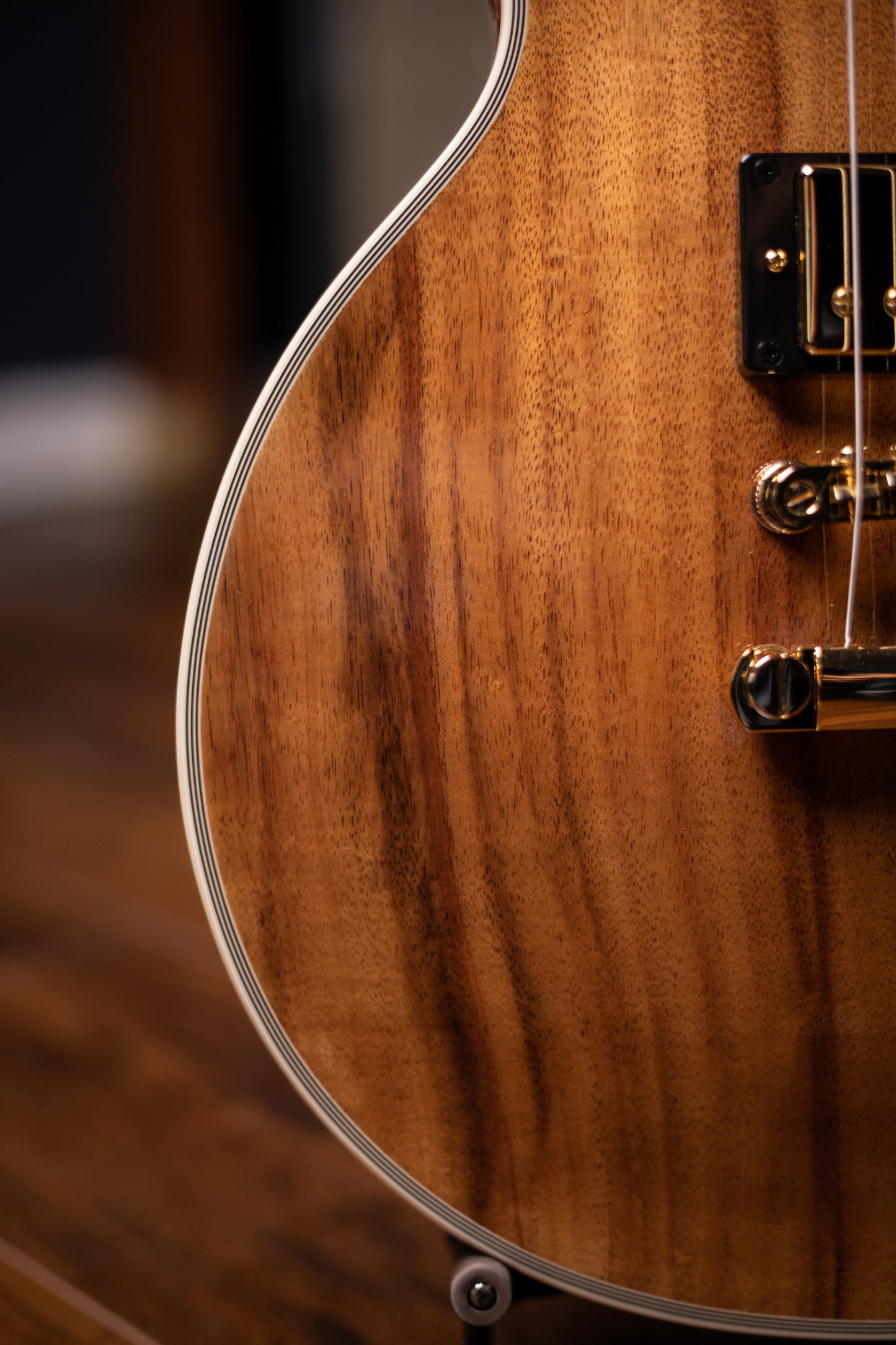 Epiphone Les Paul Custom Pro Koa Electric Guitar - Natural