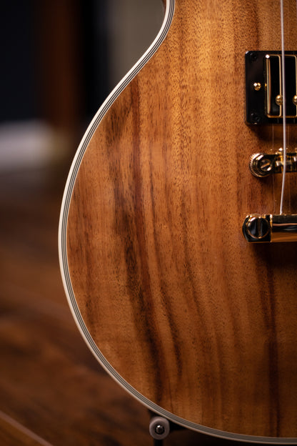 Epiphone Les Paul Custom Pro Koa Electric Guitar - Natural