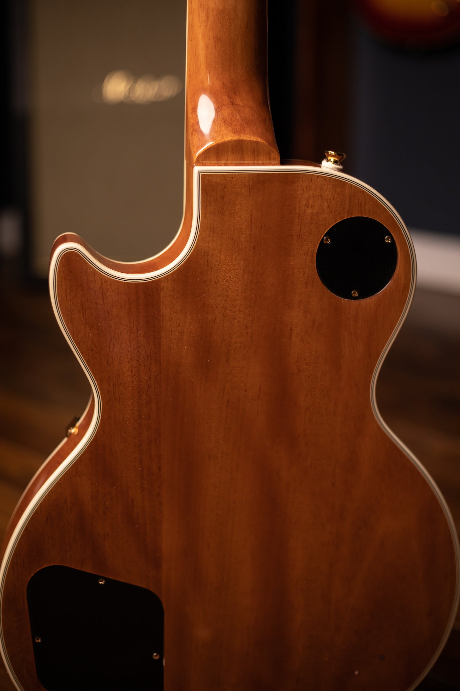 Epiphone Les Paul Custom Pro Koa Electric Guitar - Natural – Walt