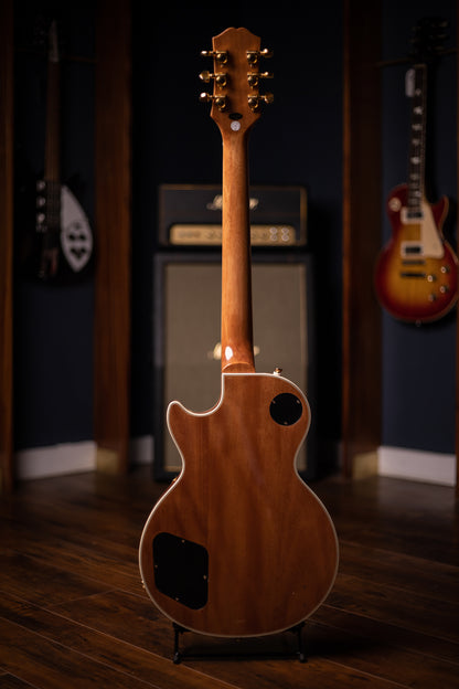 Epiphone Les Paul Custom Pro Koa Electric Guitar - Natural