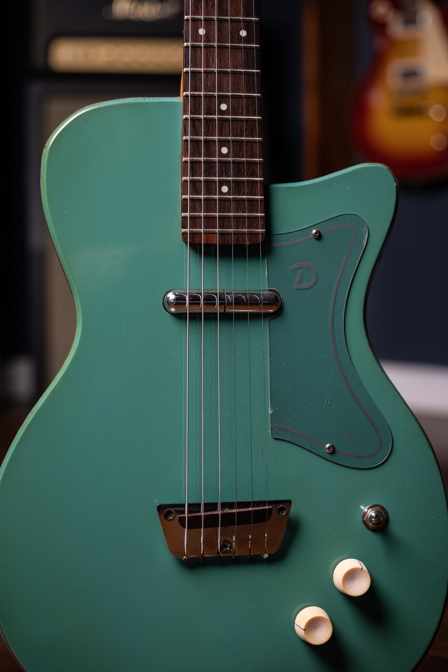 1957 Danelectro U1 Electric Guitar - Jade Green – Walt Grace Vintage