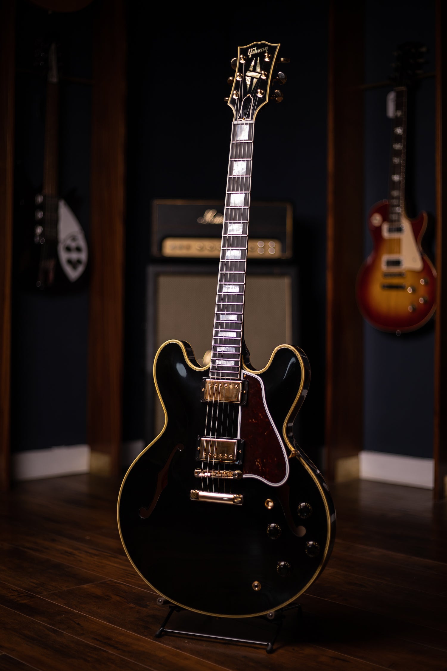 Gibson Custom Shop 1959 ES-355 Reissue Stop Bar VOS Electric Guitar - Ebony