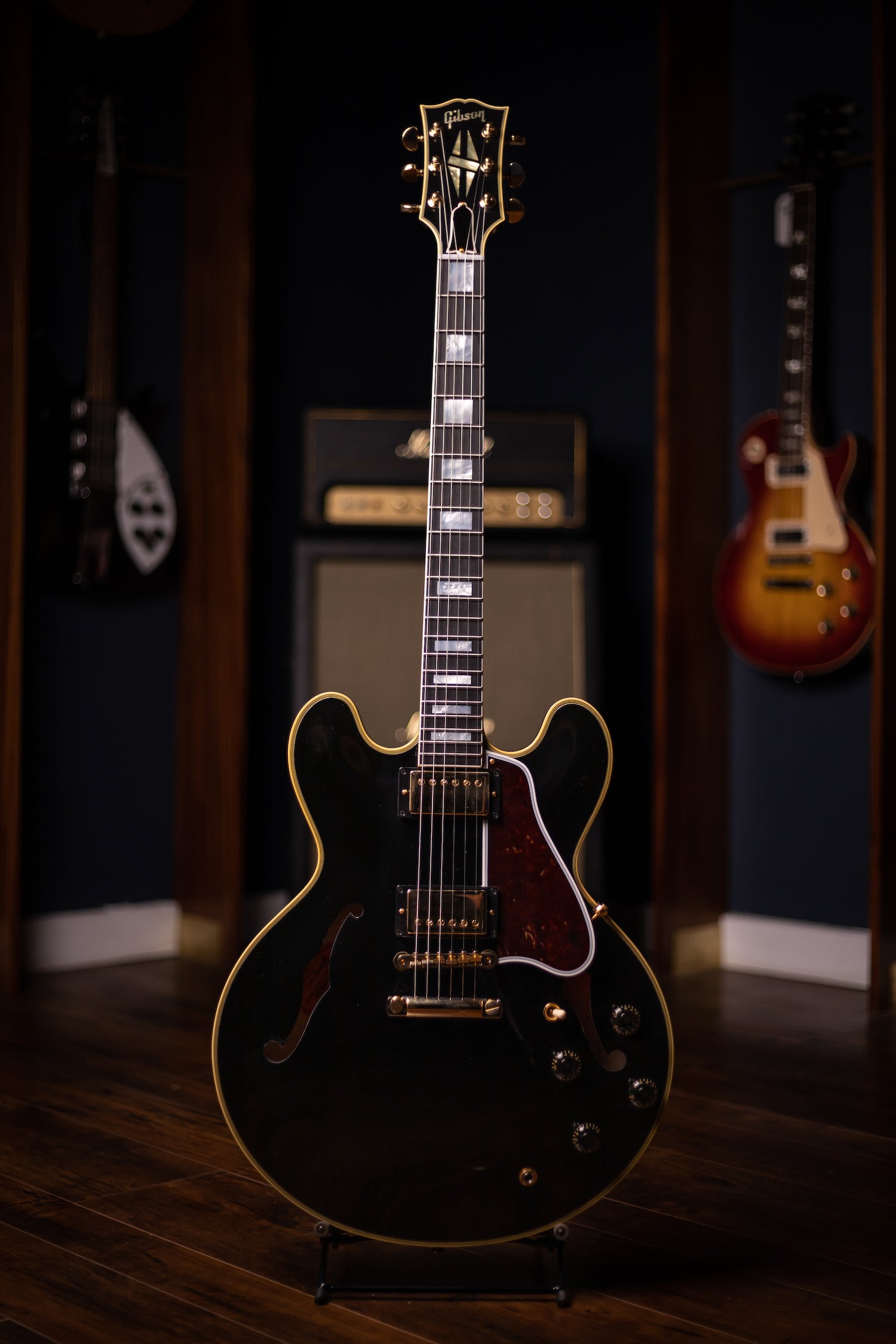 Gibson Custom Shop 1959 ES-355 Reissue Stop Bar VOS Electric Guitar - Ebony