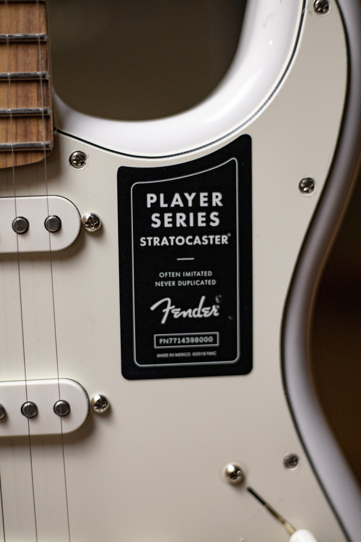 Fender Player Stratocaster Electric Guitar - Polar White